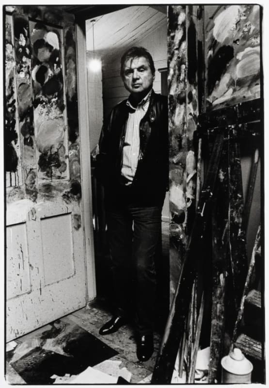 Bruce Bernard, Francis Bacon in his Studio, 1984