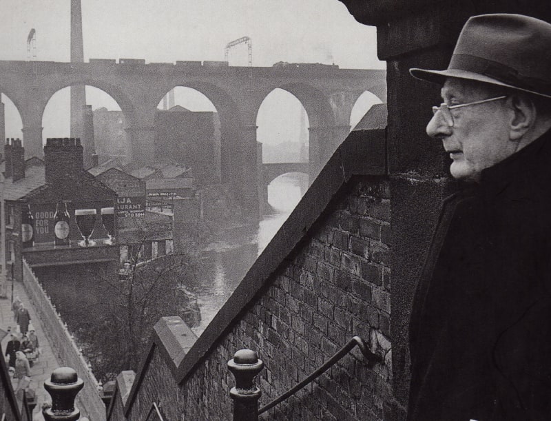 L. S. Lowry photographed by Crispin Eurich in 1962