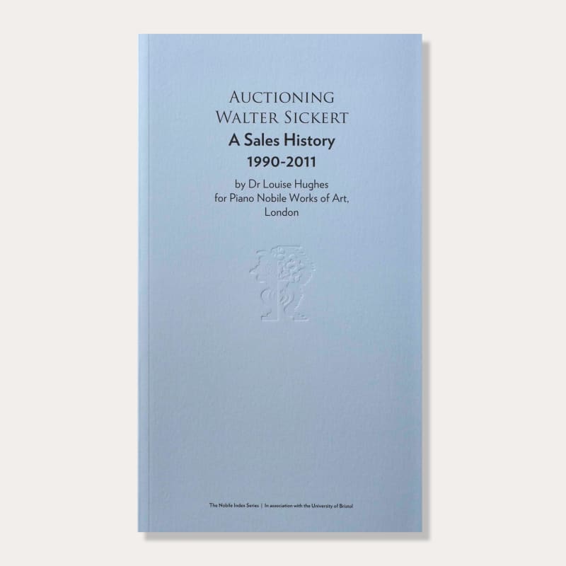 Auctioning Walter Sickert, A Sales History 1990-2011