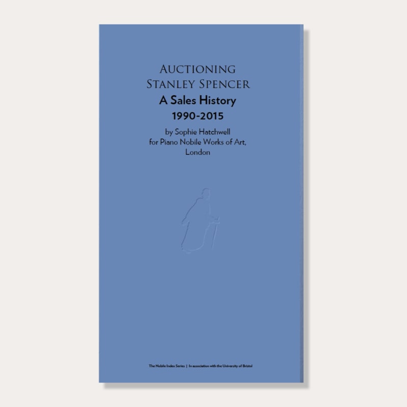 Auctioning Stanley Spencer, A Sales History 1990-2015