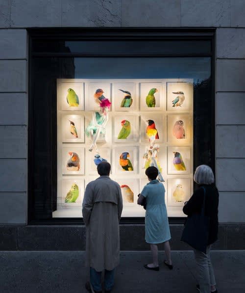 LEILA JEFFREYS WINDOWS AT BERGDORF GOODMAN, NEW YORK