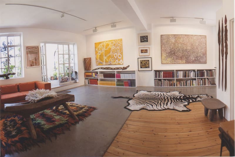 Interior of Rebecca Hossack Art Gallery, Conway Street
