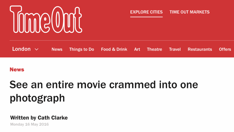 Time Out article headline