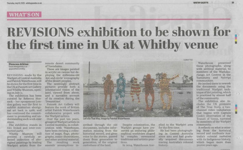 REVISIONS exhibition to be shown for the first time in UK at Whitby Venue