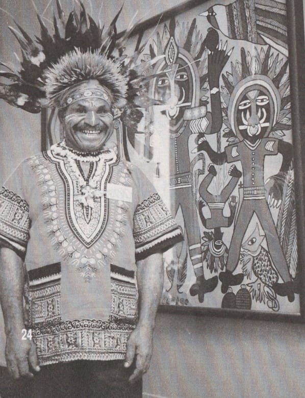 Mathias Kauage Private View