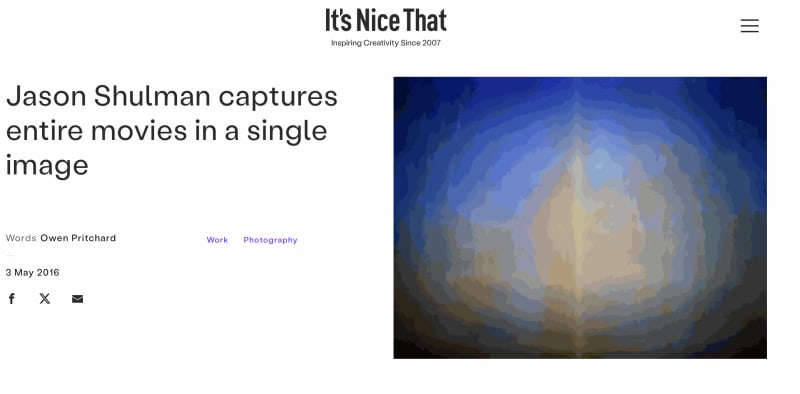 It's Nice That's article on Shulman