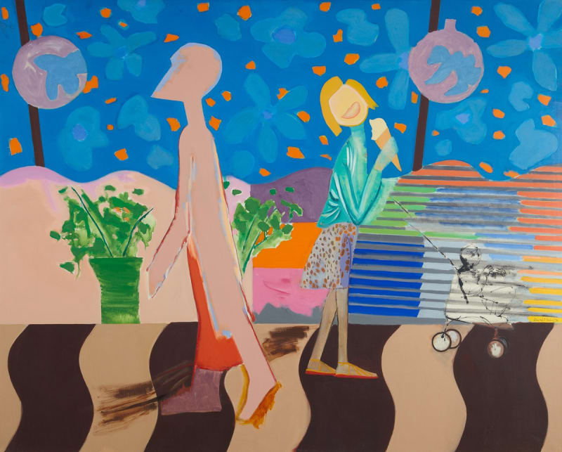 David Michie RSA, On the Ramblas