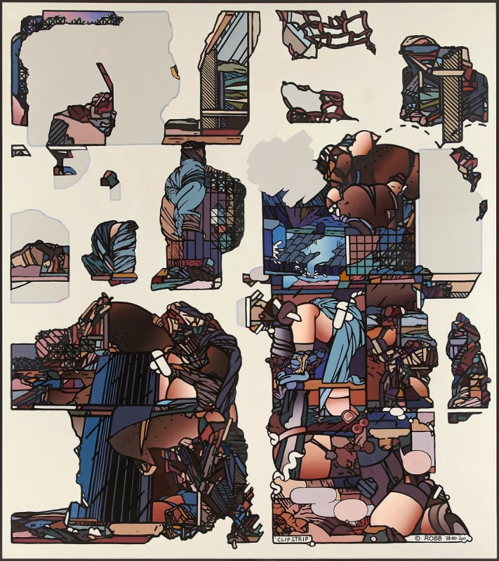 Clip Strip, 1978-2011, acrylic on canvas. RSA Collection