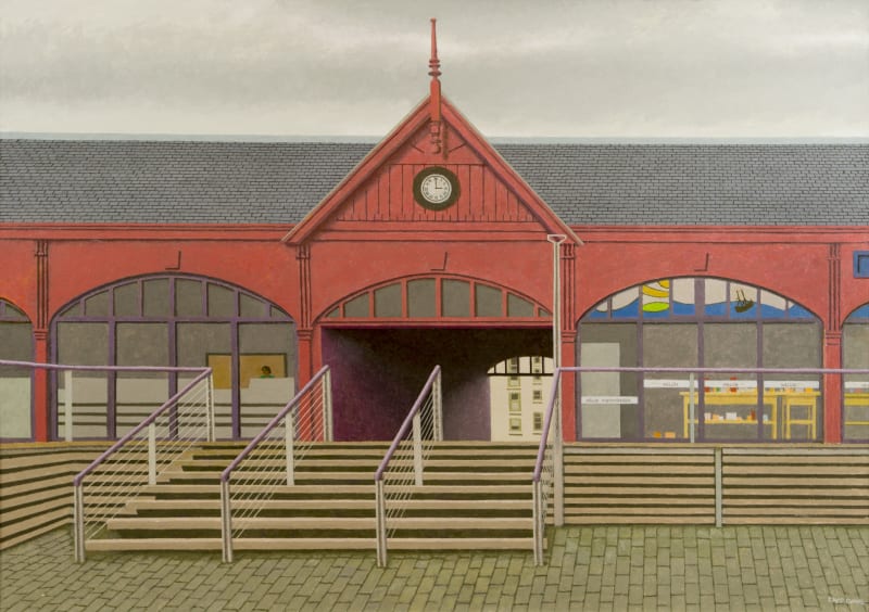 3pm at Newhaven, c. 2019, acrylic