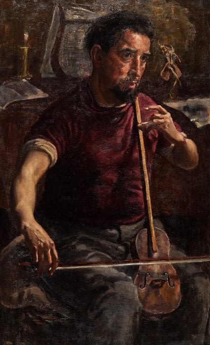 Portrait of Hamish Paterson . RSA Diploma Collection