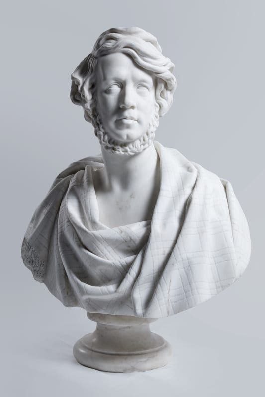 Portrait bust of Horatio McCulloch RSA. RSA Diploma Collection