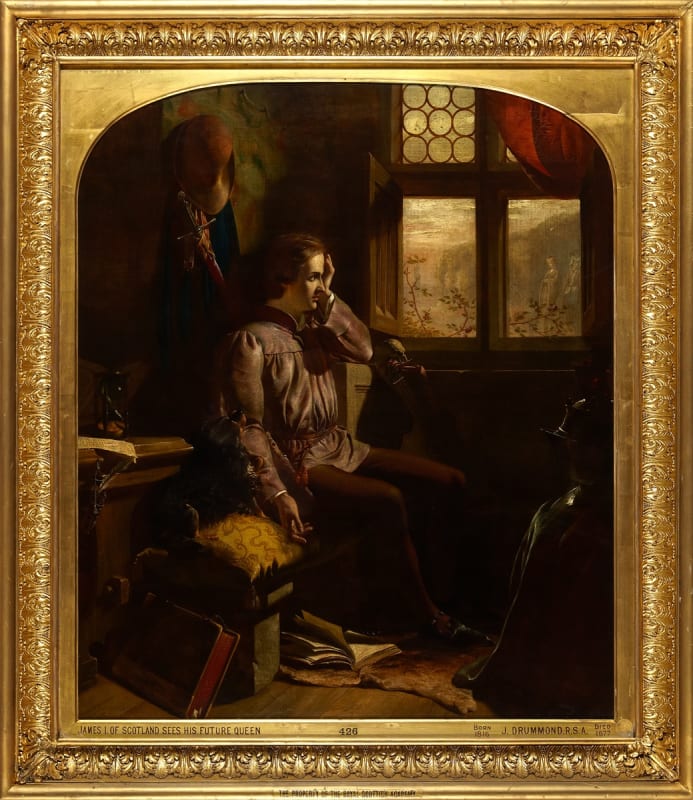 James 1 of Scotland . RSA Diploma Collection