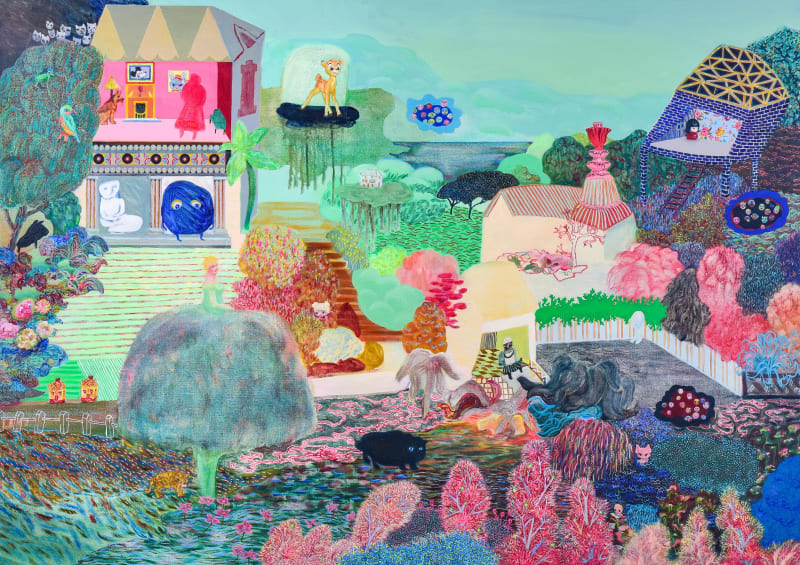 Jackie Berridge, Telling Tales, oil on linen