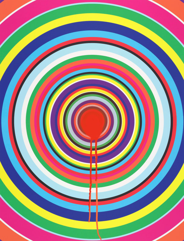 Jim Lambie RSA (Elect), Sunspots 5 (detail)