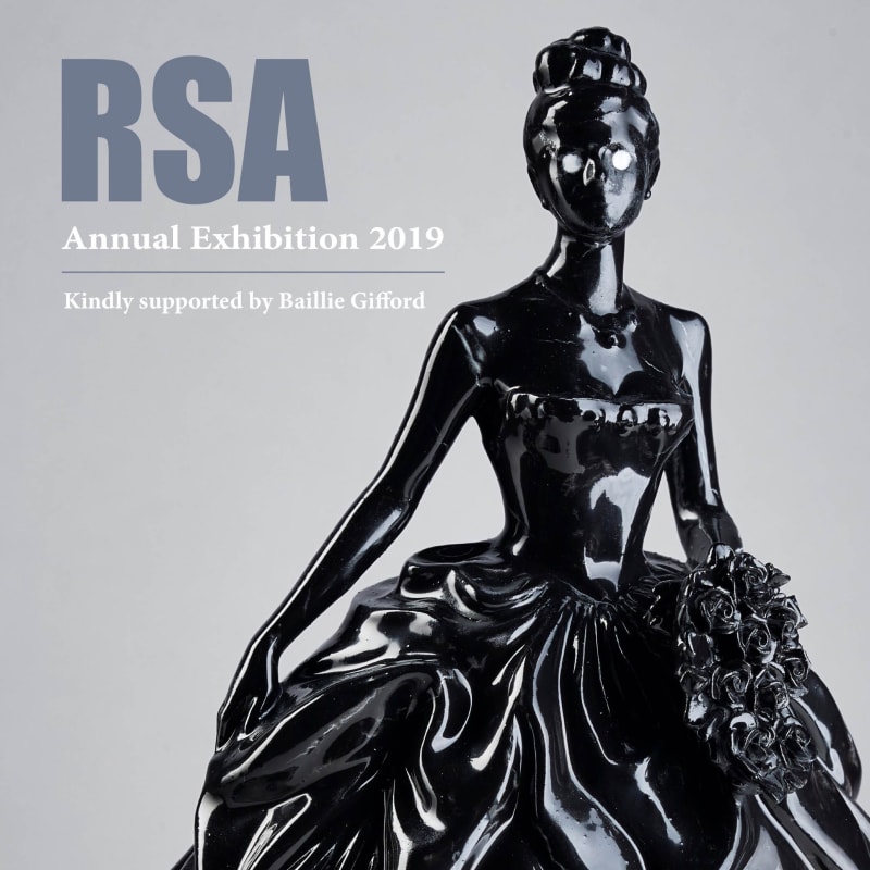 Jessica Harrison RSA, Coalport Grand Figurine Sculpted By J Bromley, 2017, Found Ceramic Glaze. Photo John McKenzie