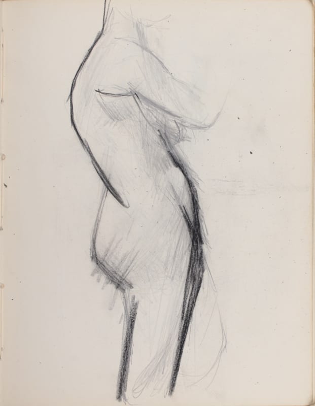 Elizabeth Blackadder, Sketchbook, nudes