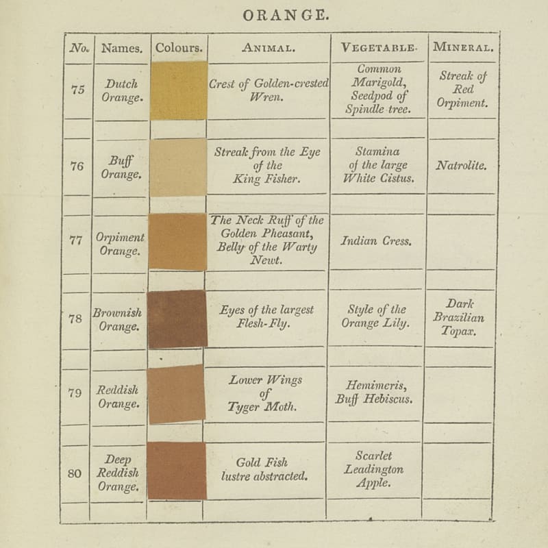 Patrick Syme, Werner's Nomenclature of Colours