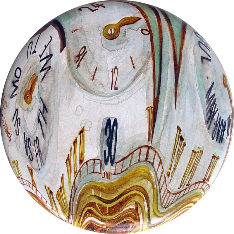 Ray Smith 4:25 PM, 2003, oil on canvas 23 x 23", 58.4 x 58.4 cm