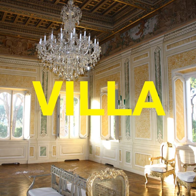 Artwork: Chuck Ramirez, Words: Villa, 2004, 2017, archival pigment ink print on watercolor paper, 15.5 x 21 x 0, ed. of 10