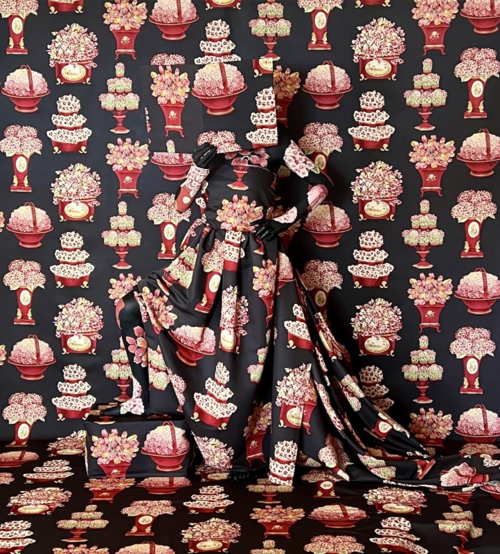 Cecilia Paredes, Cupcake Rose, 2023, Signed and dated on the reverse, Photo performance inkjet print, 45 x 42 in, 114.3 x 106.7 cm, Edition of 7 plus 3 artist's proof