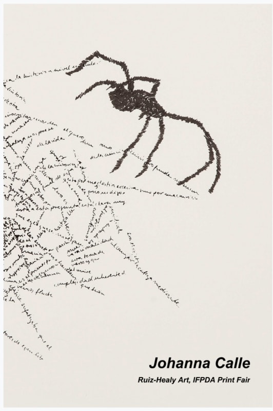 Johanna Calle: Ruiz-Healy Art at IFPDA, Art Fair Brochure text by Johanna Calle