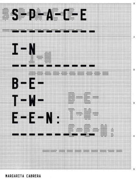 Catalog front cover: Space in Between, Margarita Cabrera