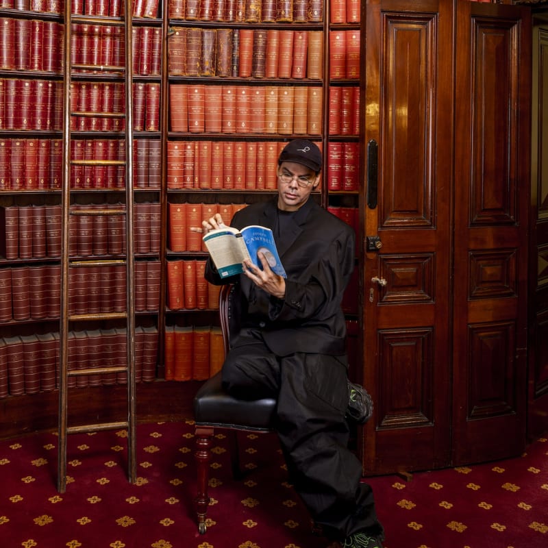 Christian Thompson AO, House of Gold (Chapter 2), 2022. C-type print on Fuji Pearl Metallic, 34.5 x 48.3 cm (framed), detail.