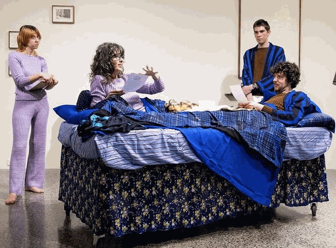 The Telepathy Project, artist dream floor talk, Project8 Gallery. Photo: Lucy Foster.