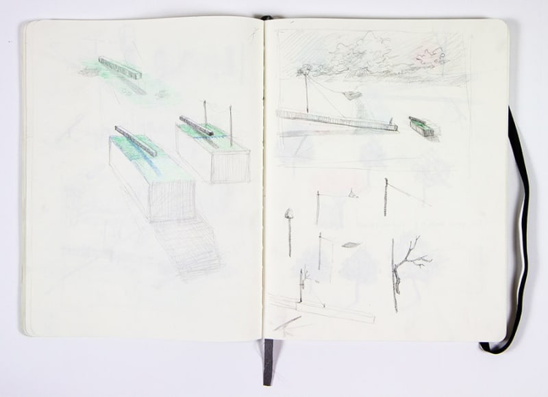 Carnet de recherche. © Massinissa Selmani - ADAGP Paris.