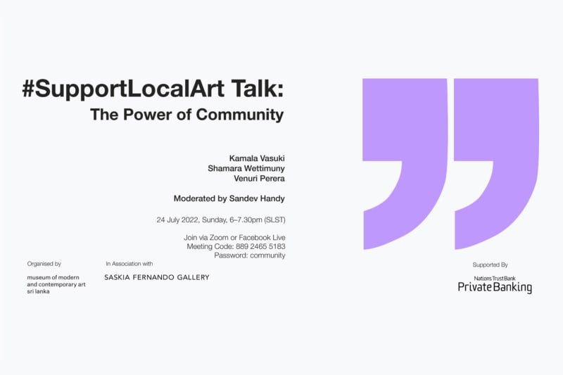#SupportLocalArt Talk: The Power of Community, A conversation on the power of community