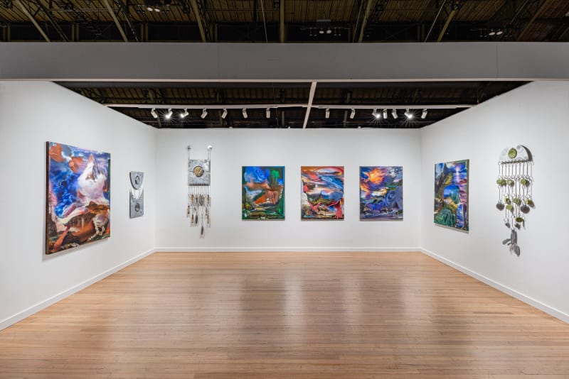 ADAA Art Show, Annie Lapin and Fay Ray