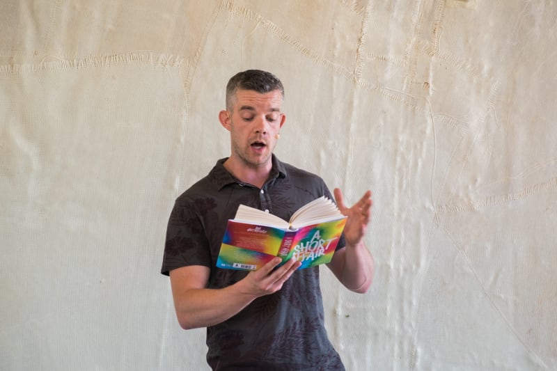 Russell Tovey performing
