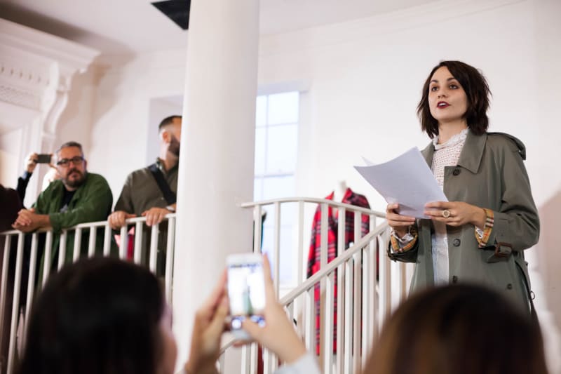 Tuppence Middleton at Burberry Old Sessions House