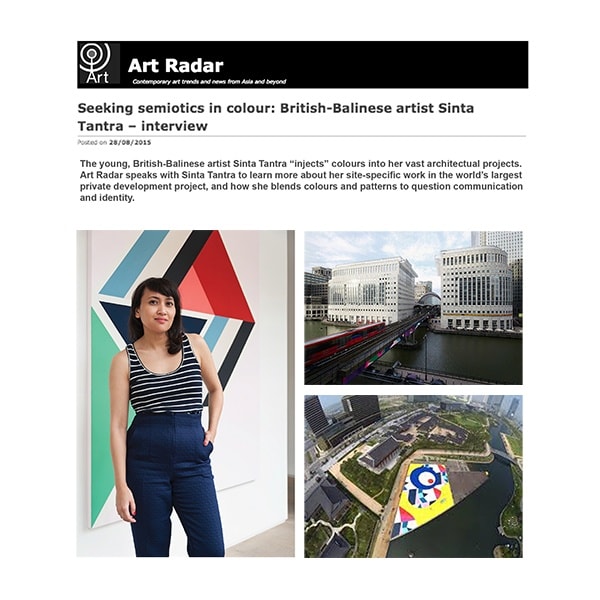 Seeking Semiotics in Colour: British-Balinese artist Sinta Tantra