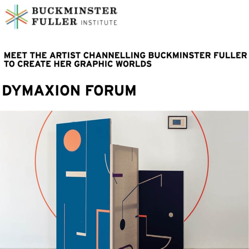 Meet the Artist Channelling Buckminster Fuller to create her graphic worlds