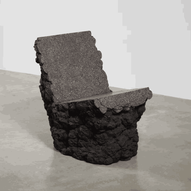 Luke Fuller stoneware Accumulation chair, sarahmyerscough.com © Michael Harvey