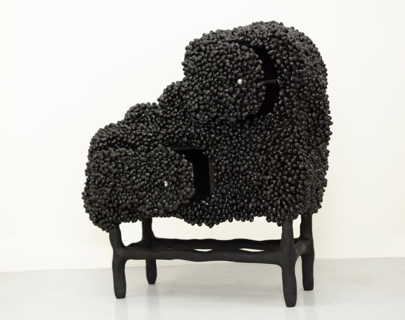 Marlene Huissoud, Black Sheep Cocoon Cabinet, 2024. Credit | Courtesy of Artist
