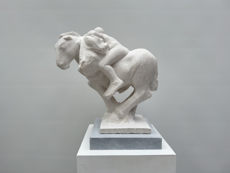 Our Belongings, Nabresina Light Limestone, 2024, 62 x 48 x 23 cm