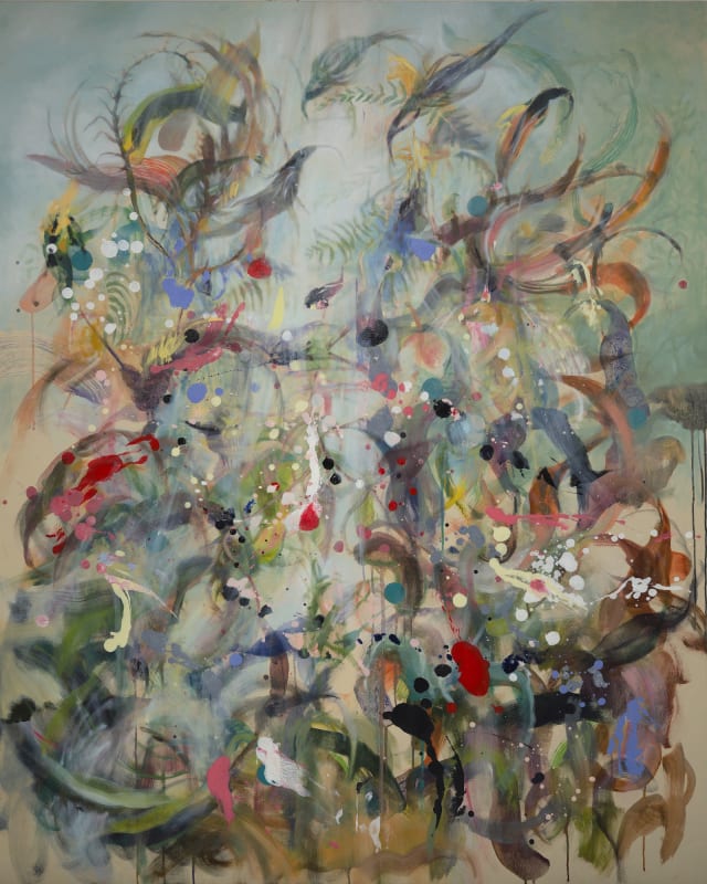 Melissa O'Donnell, Kolobris, oil on canvas, 152 x 122cm