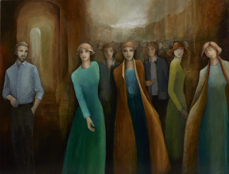 The Poignant Music of Life, Acrylic on Linen, 90 x 117cm