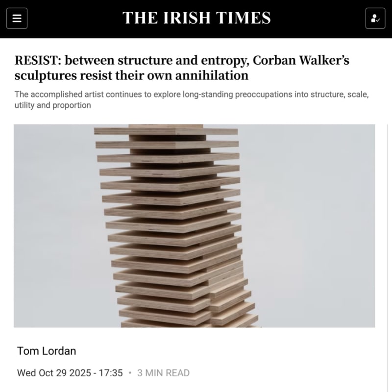 IRISH TIMES REVIEW: Corban Walker