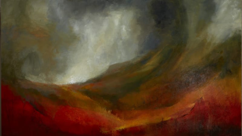 Kerry Landscape acrylic on linen 123 x 213 cm