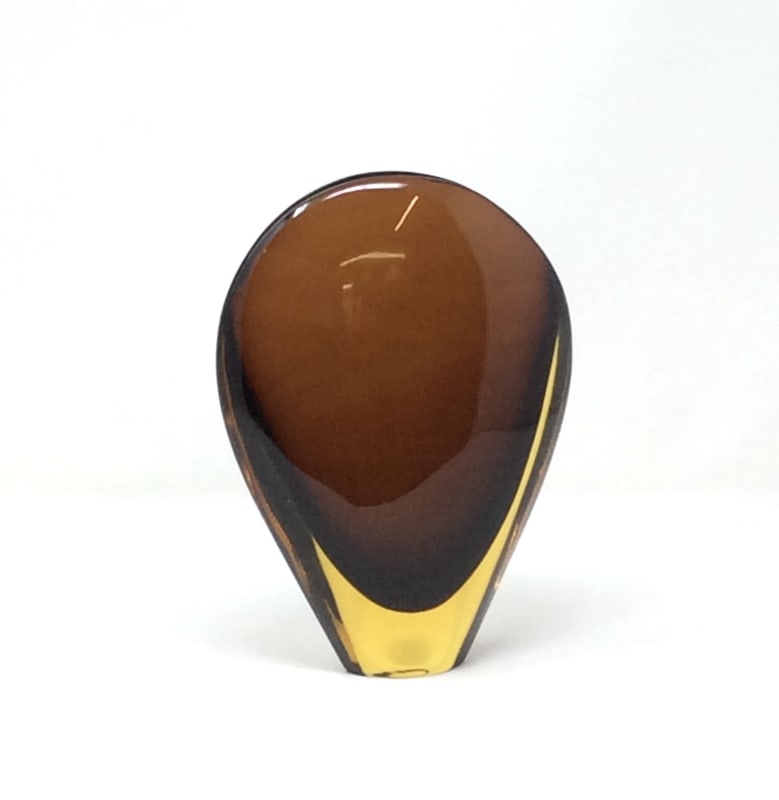 Flavio Poli, 'Valva' Glass Vase, for Seguso Vetri d'Arte, 1954