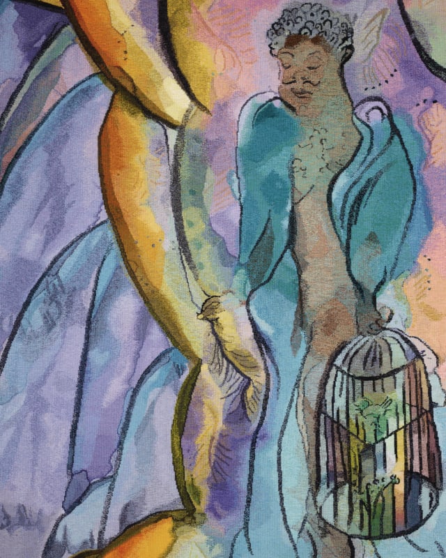 Chris Ofili: The Caged Bird’s Song – on view in Edinburgh
