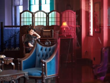 Isaac Julien in Some Are Nights Other Stars, Towner Art Gallery, Eastbourne