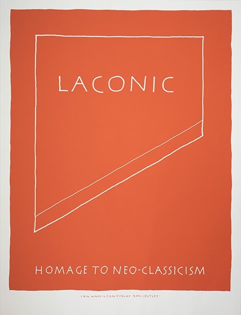 Ian Hamilton Finlay: Neoclassicism and Revolution at Pallant House Gallery