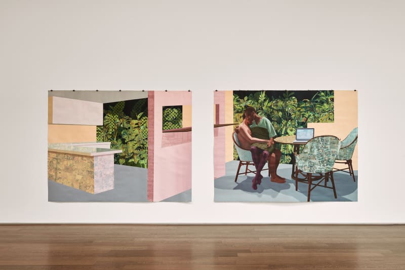 The FT reviews Njideka Akunyili Crosby: Portals at Victoria Miro