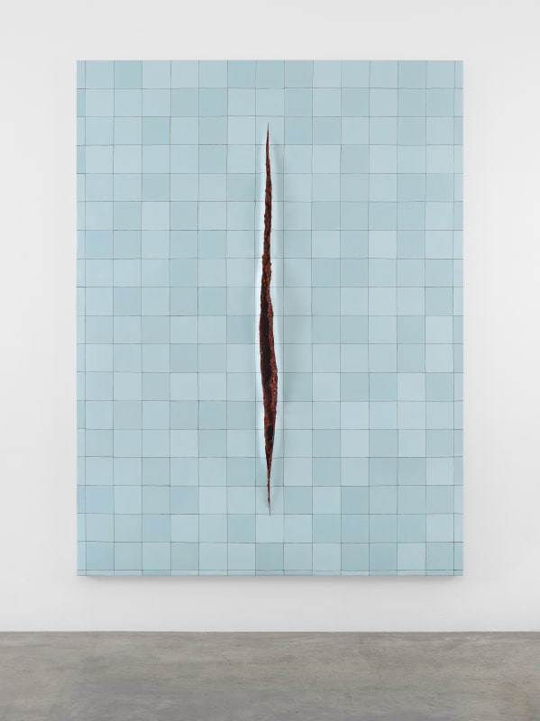 Elephant features Adriana Varejão’s Parede con Incisão a la Fontana 3 in its Contemporary Classics column