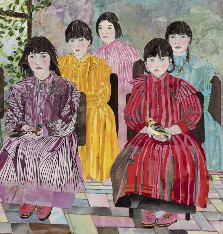 Victoria Miro in association with The Great Women Artists presents a summer exhibition featuring María Berrío, Caroline Walker and Flora Yukhnovich