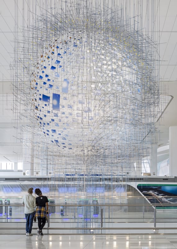 WSJ on Sarah Sze at LaGuardia Airport